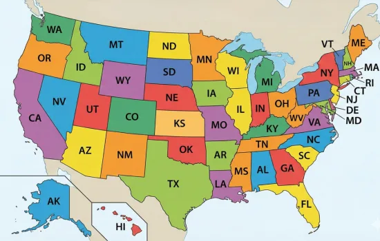 USA Map - Nationwide Coverage