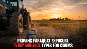 proving paraquat exposure