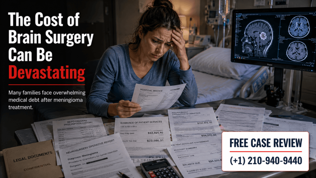 brain tumor removal cost lawsuit