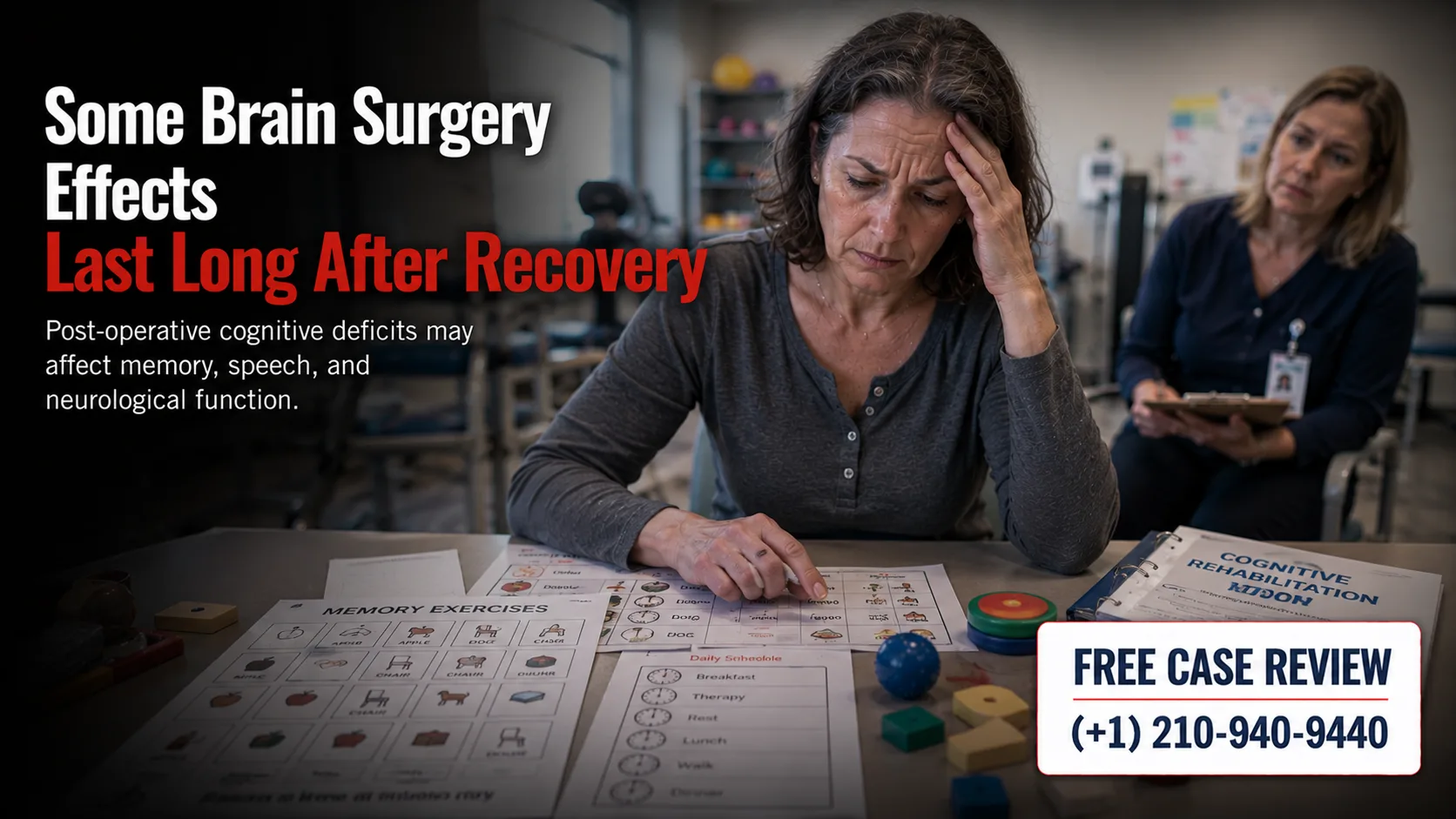 Meningioma Surgery Deficits: 6 Serious Cognitive Complications Patients Face - Top Mass Tort Story